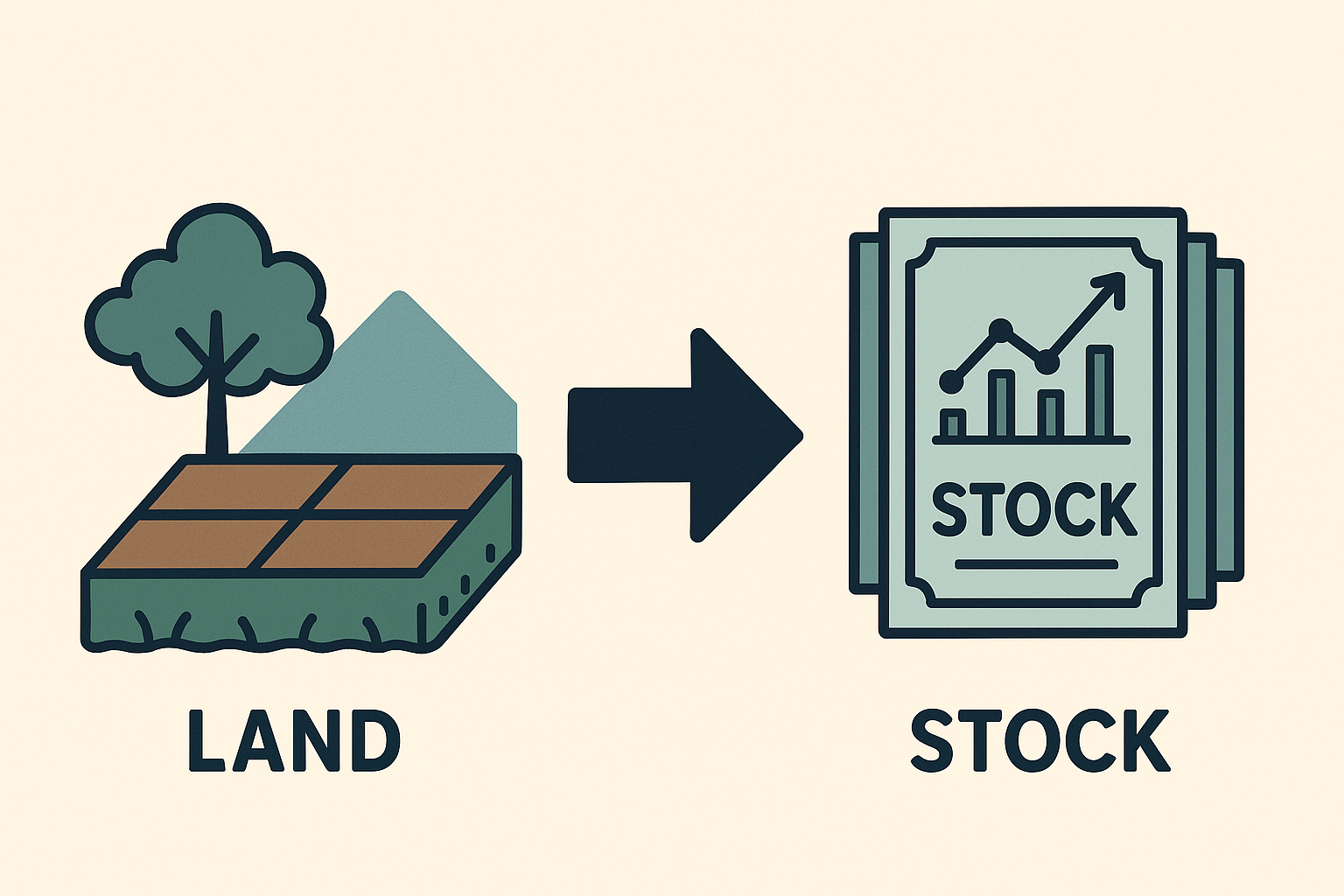 IRS Section 351 Conversion of Land Into Stock Tax Deferred